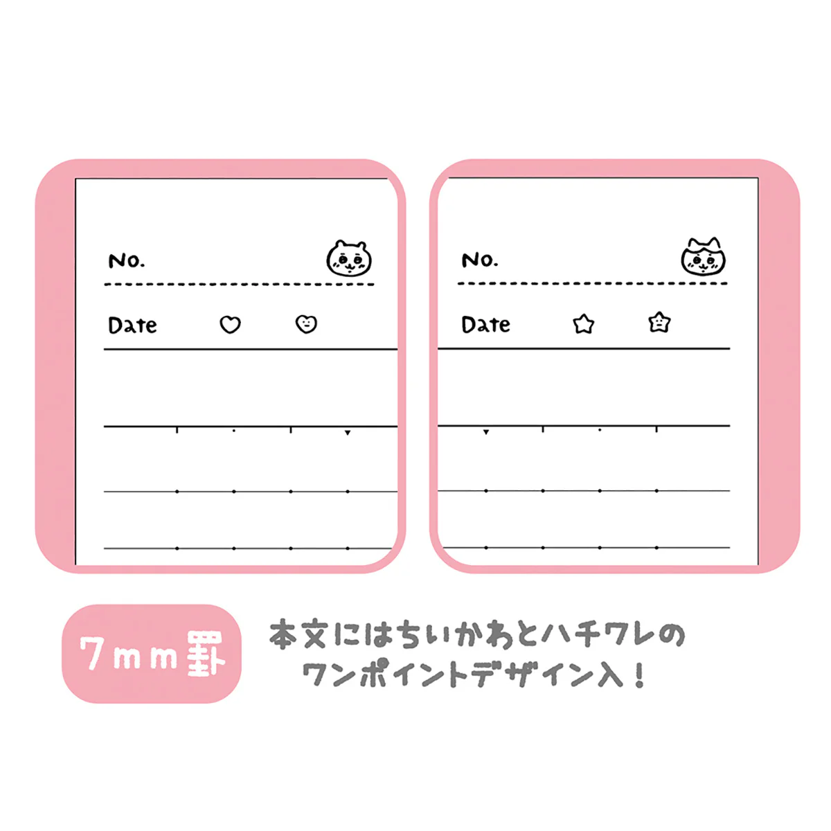 ちいかわ キャンパスノート ドットA罫 5冊パック - Image 5