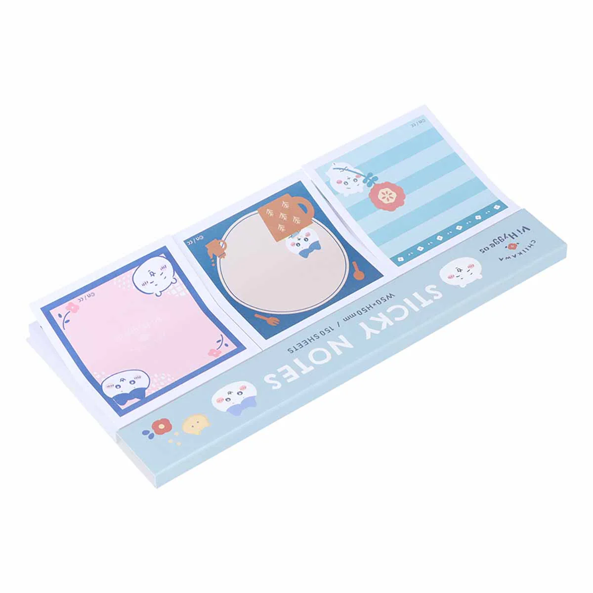 ちいかわ 付箋メモパッド カラー(ブルー) - Image 3