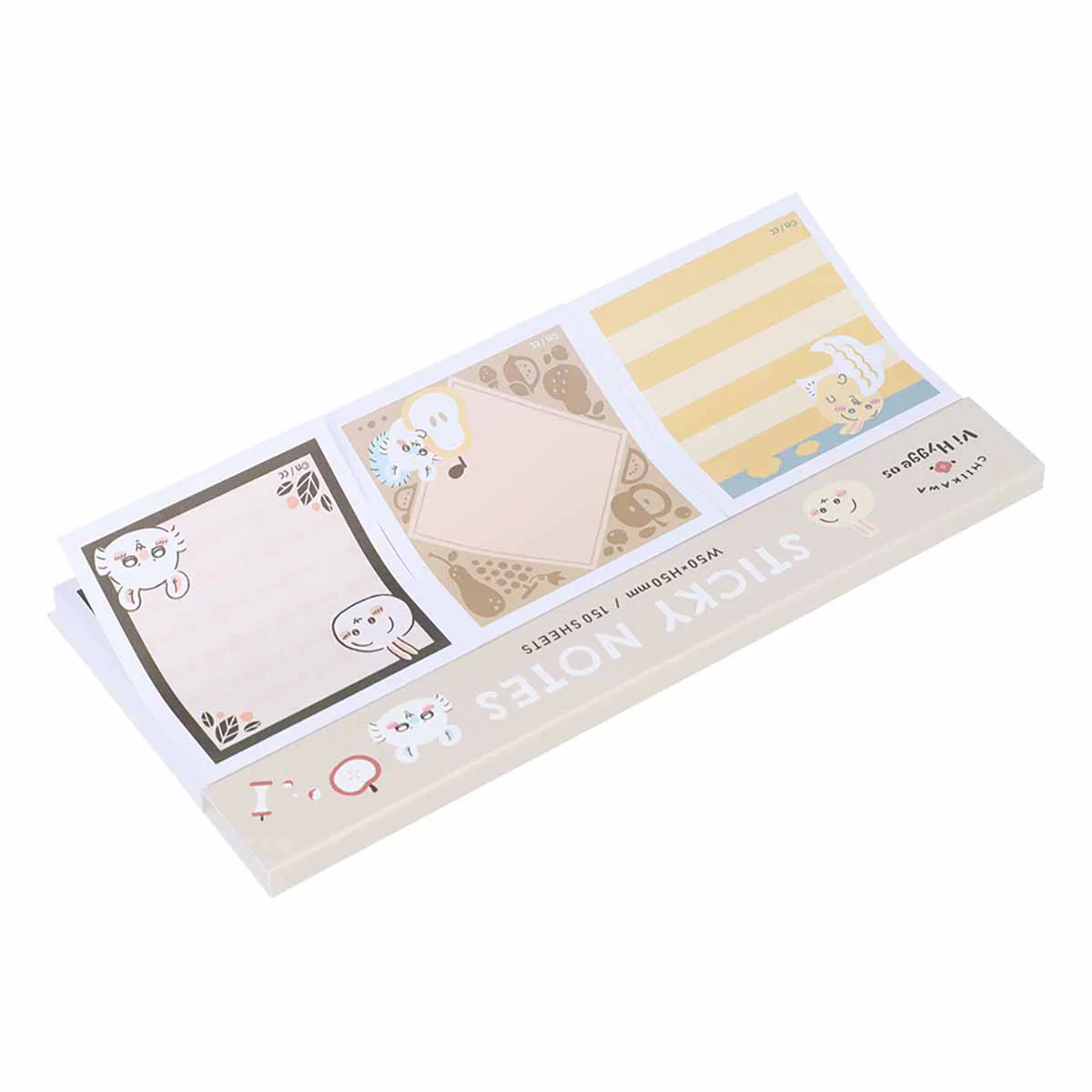 ちいかわ 付箋メモパッド カラー（ベージュ） - Image 3