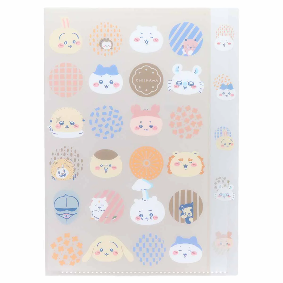 ちいかわ ダイカットクリアファイル5P(おかお)