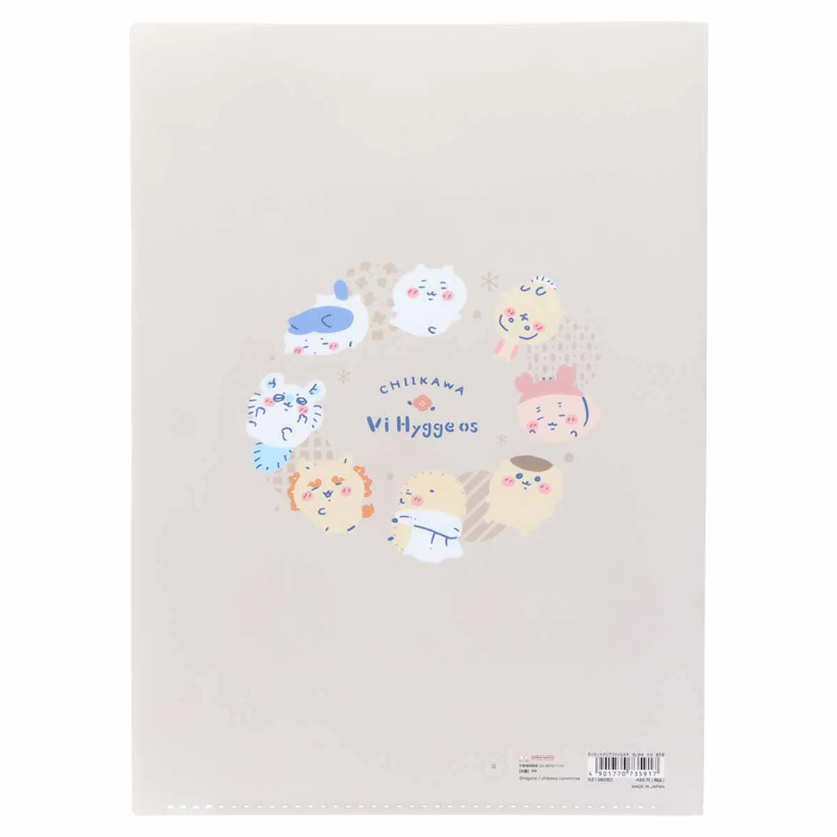 ちいかわ ダイカットクリアファイル5P(おかお) - Image 2