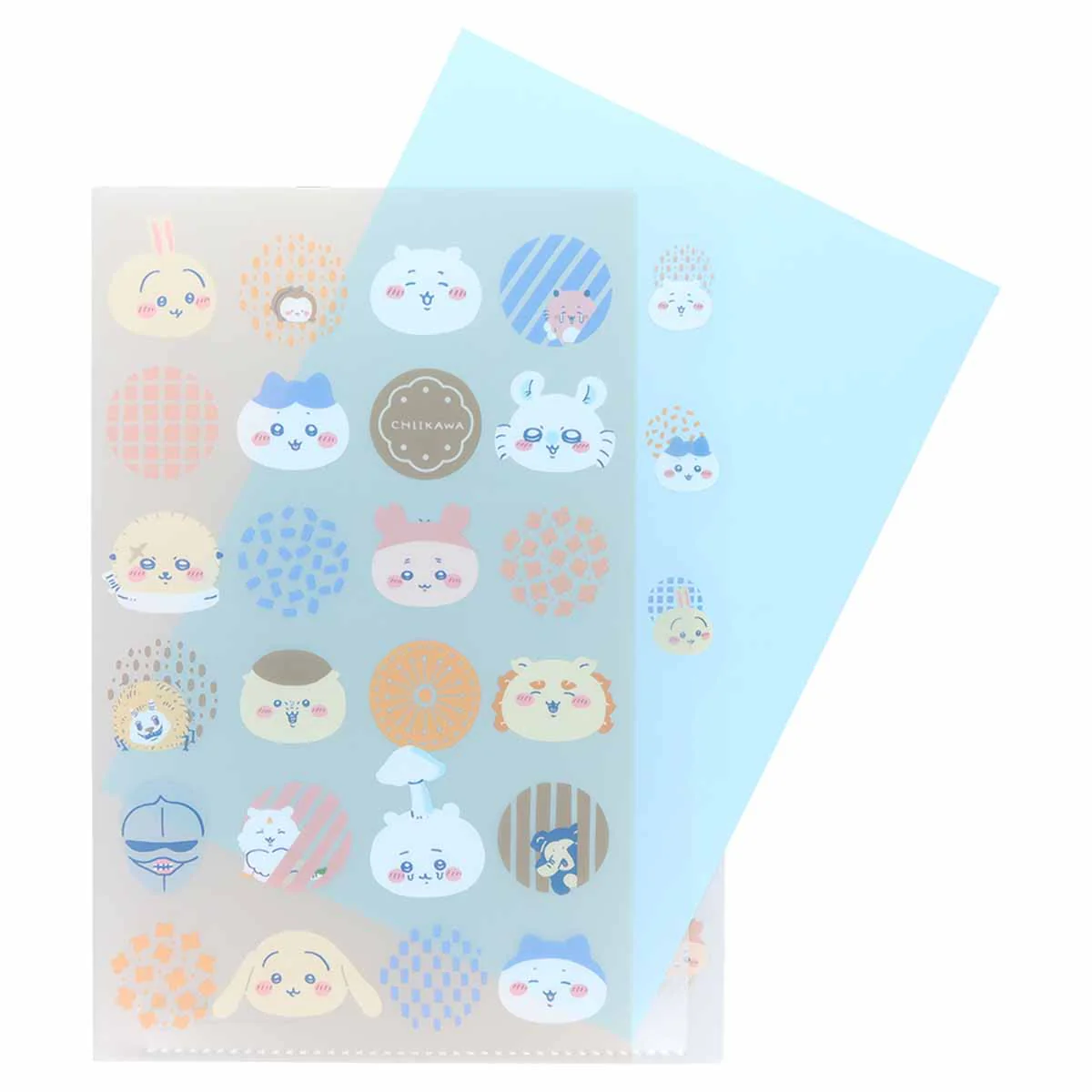 ちいかわ ダイカットクリアファイル5P(おかお) - Image 3