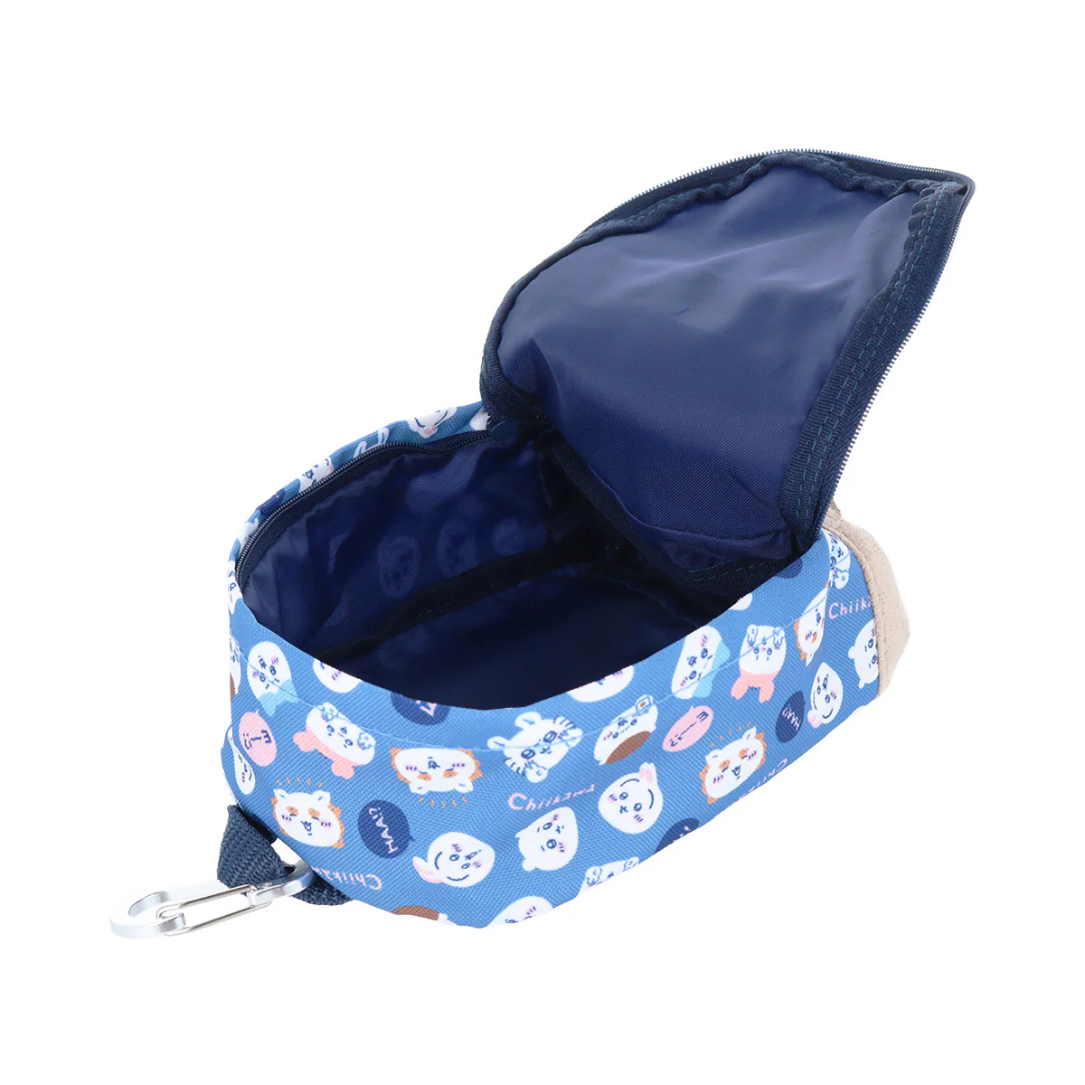 ちいかわ ペンケース BACKPACK ボトムスウェード OD28(ブルー) - Image 5