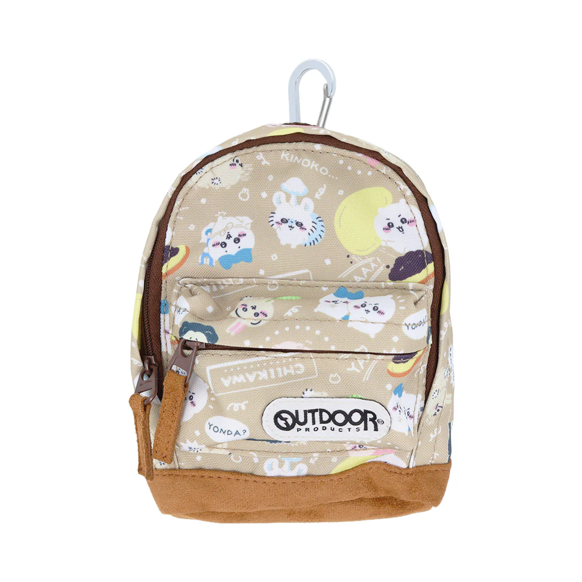ちいかわ ペンケース BACKPACK ボトムスウェード OD28(ベージュ) - Image 3