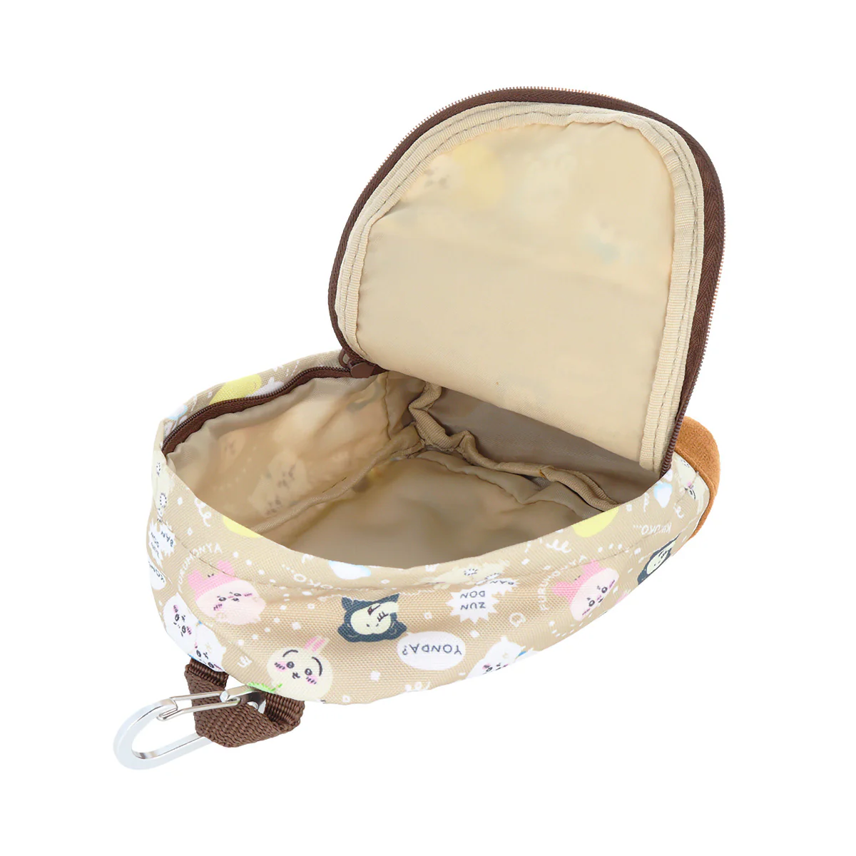 ちいかわ ペンケース BACKPACK ボトムスウェード OD28(ベージュ) - Image 5
