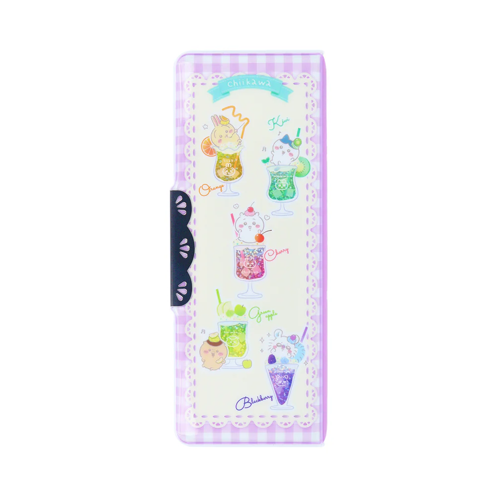 ちいかわ コンパクトふでいれヨコピタ ホログラム（カラフルドリンク） - Image 3