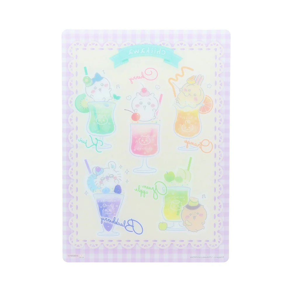 ちいかわ クリア下敷（カラフルドリンク） - Image 3