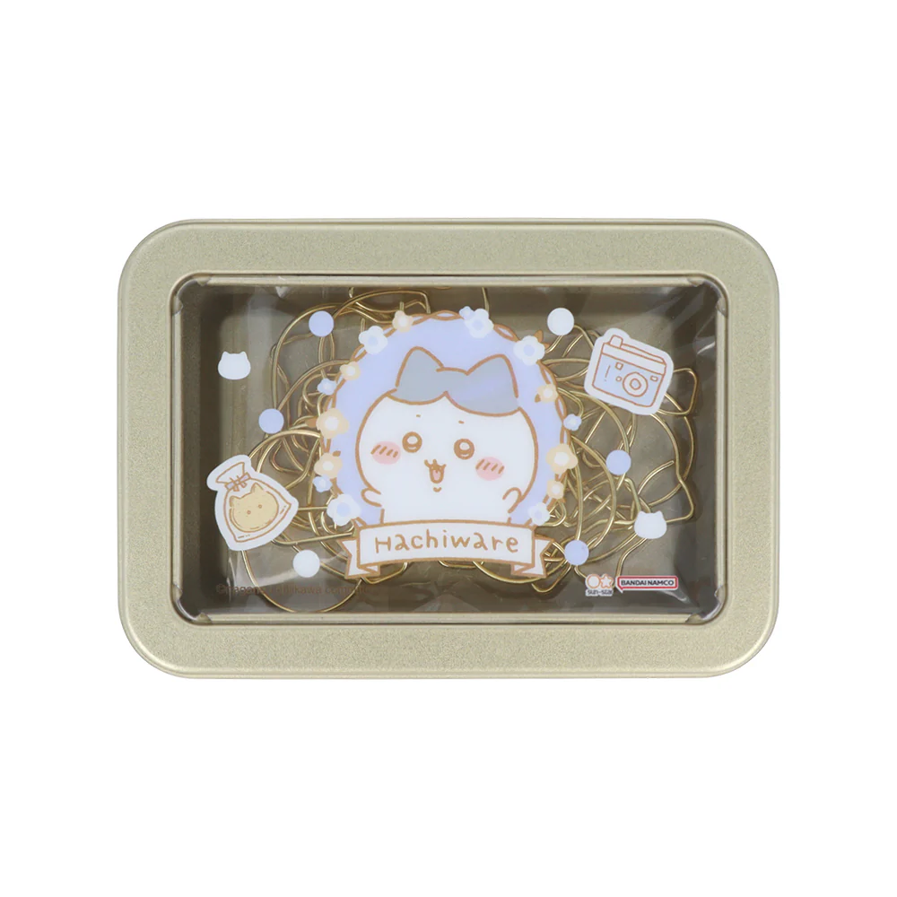 ちいかわ 缶入クリップ（ハチワレ） - Image 4