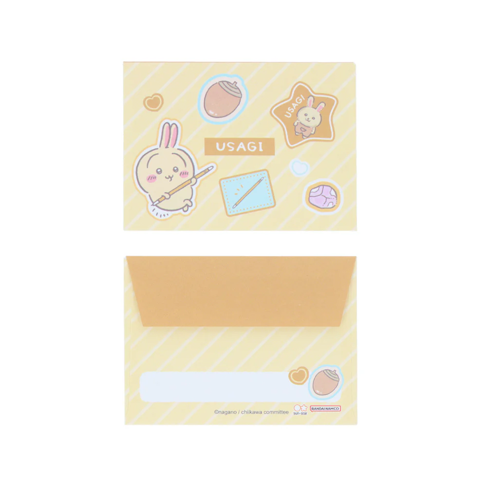 ちいかわ 缶入ミニレターセット（うさぎ） - Image 8