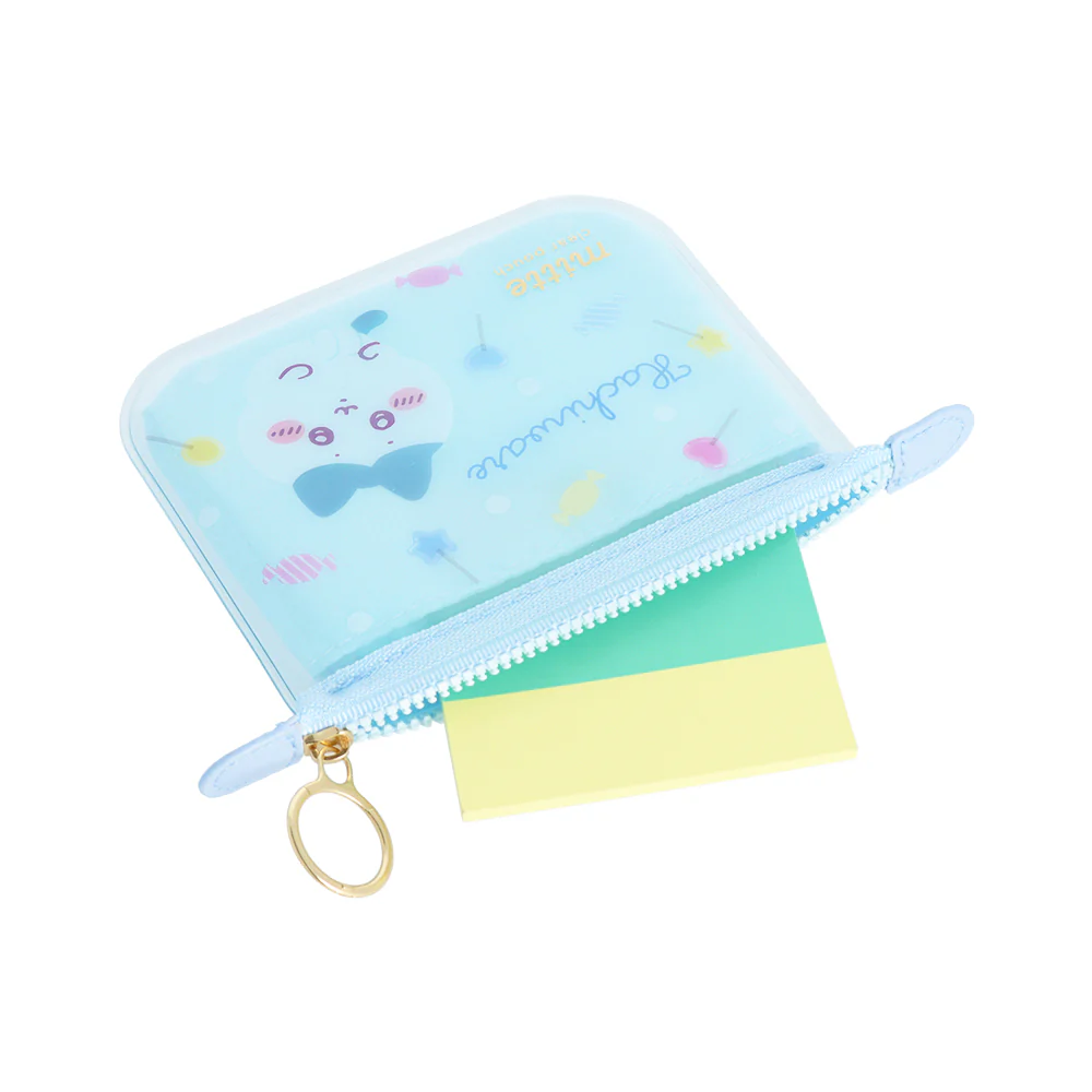 ちいかわ クリアポーチミニフラットmitte（ハチワレ） - Image 3