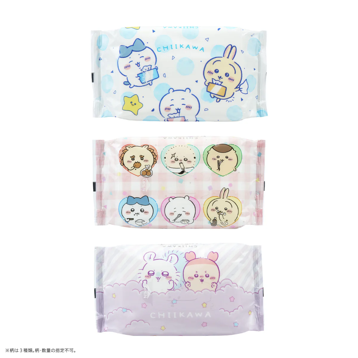 ちいかわ 手口ふき60枚入 3個セット - Image 2