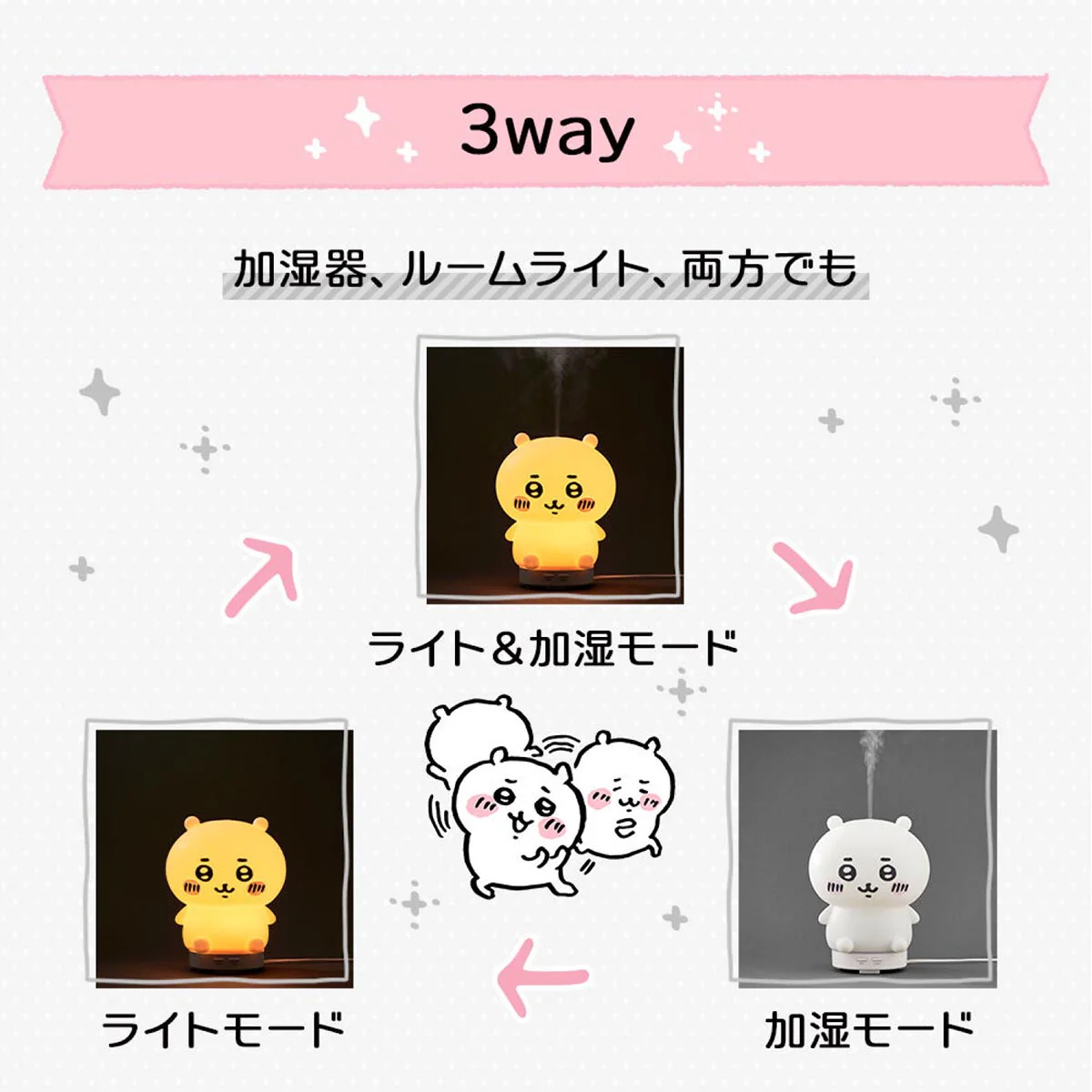 ちいかわ ルームライト加湿器（ちいかわ） - Image 3