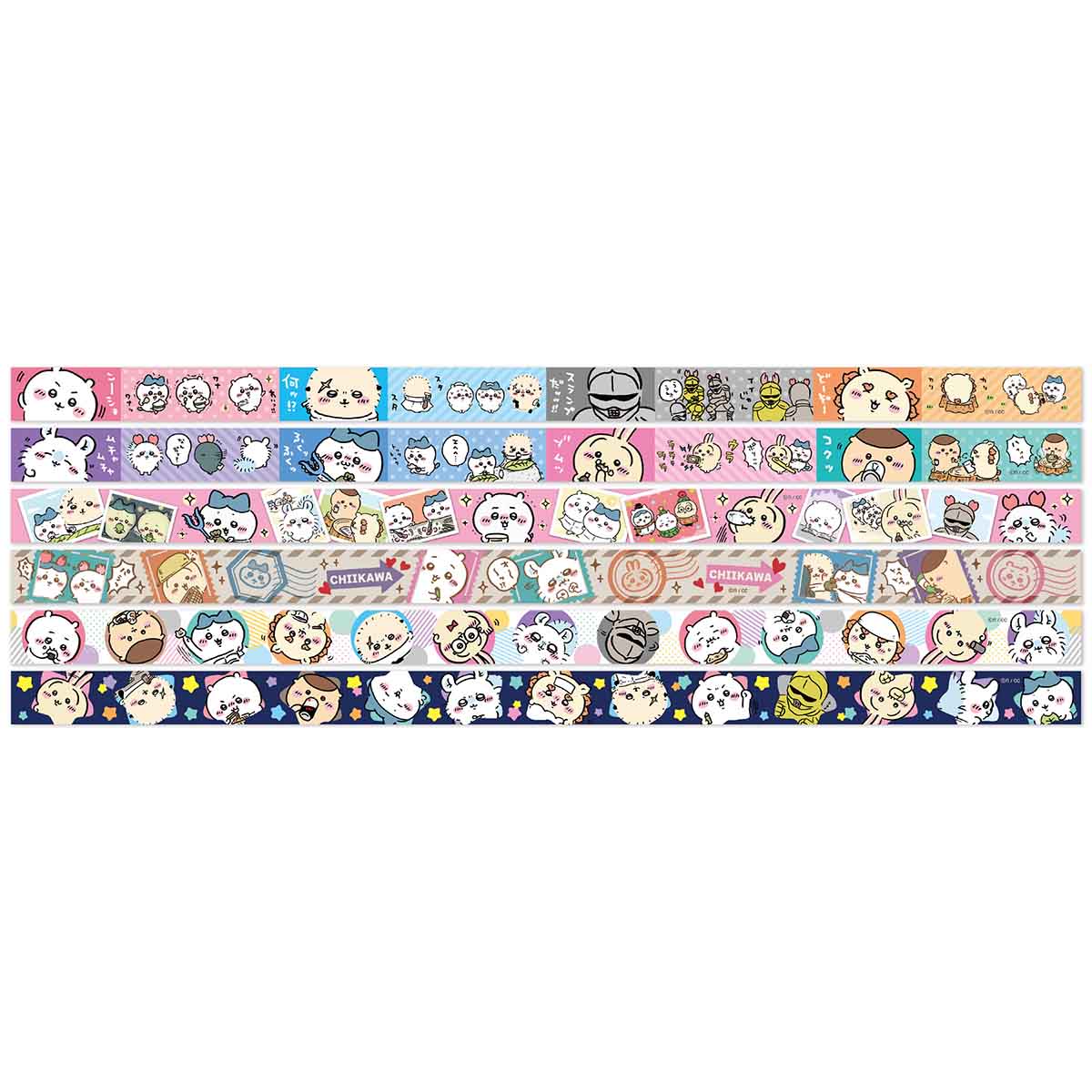 ちいかわ マスキングテープコレクション2（全6種）1BOX 18個入 - Image 3