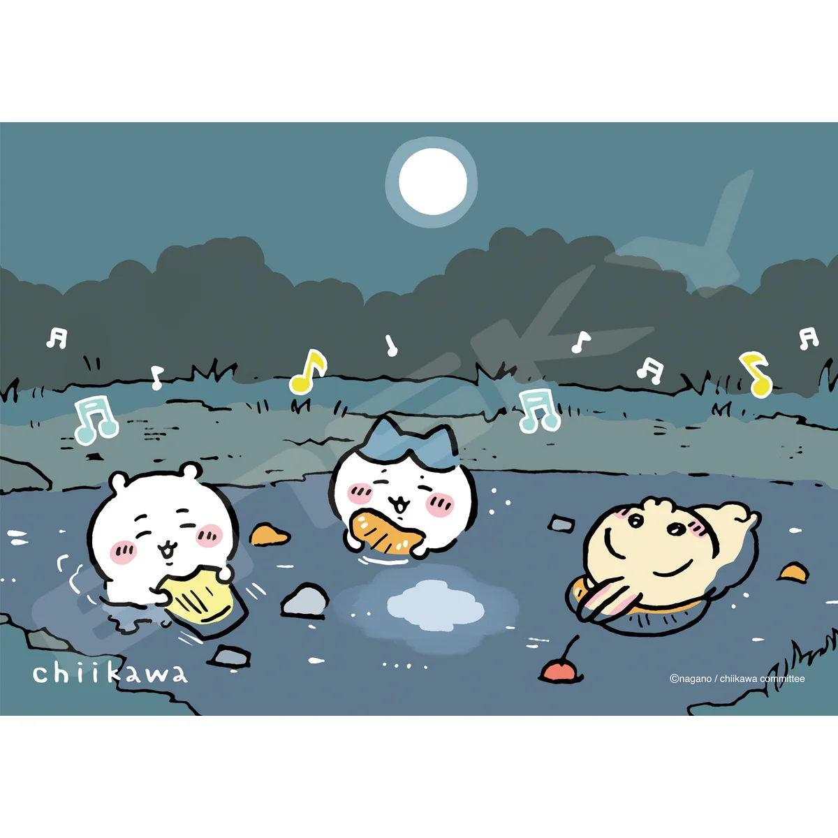 ちいかわ 208ピースジグソーパズル(No.208-150 フルーツポンチの夜) - Image 2