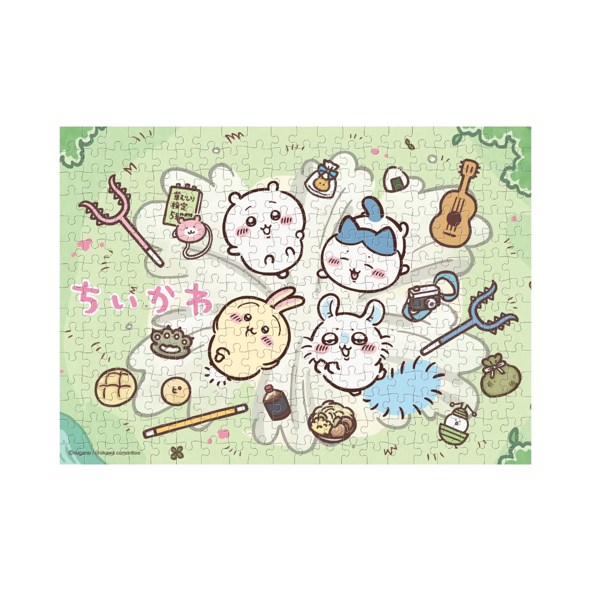 ちいかわ アニメ『ちいかわ』 300ラージピースジグソーパズル(No.300-L599 アニメちいかわ)
