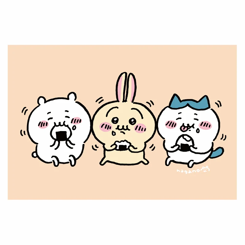 ちいかわ ポストカード①お腹すいた3人 - Image 2