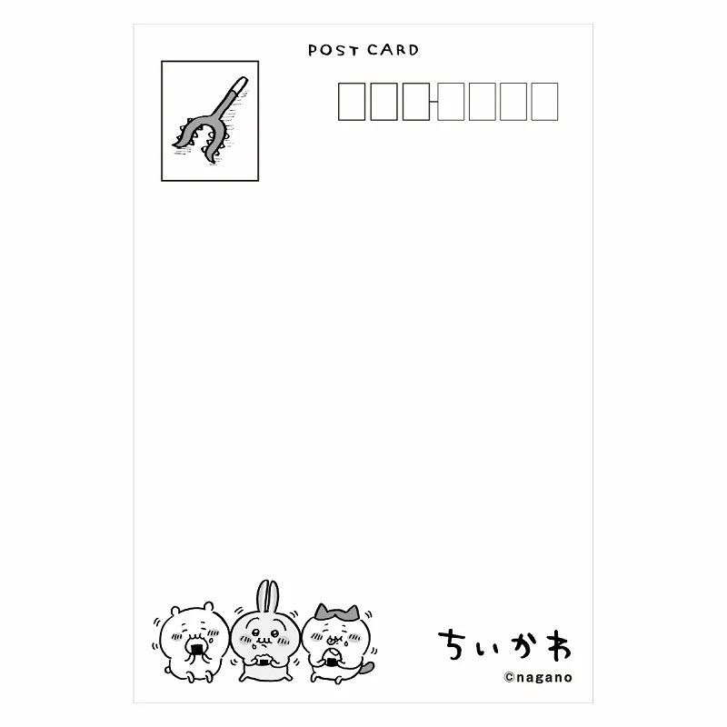 ちいかわ ポストカード①お腹すいた3人 - Image 3