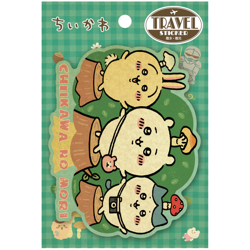 ちいかわ トラベルステッカー（1）ちいかわ＆ハチワレ＆うさぎ - Image 5