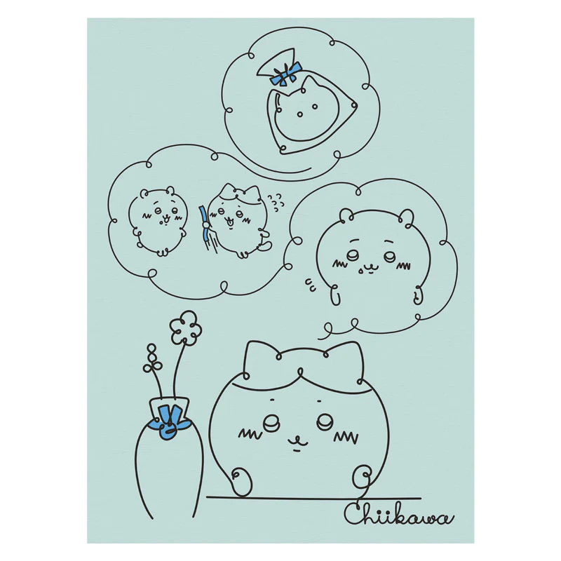 ちいかわ ファブリックポスターM リボン - Image 4