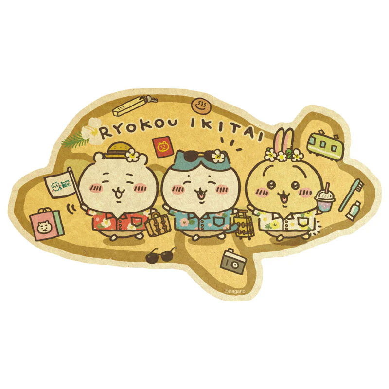 ちいかわ トラベルステッカー ちいかわ観光 （1）RYOKOU IKITAI - Image 4