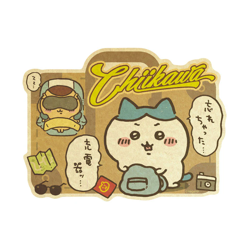 ちいかわ トラベルステッカー ちいかわ観光（3）WASURECHATTA… - Image 4