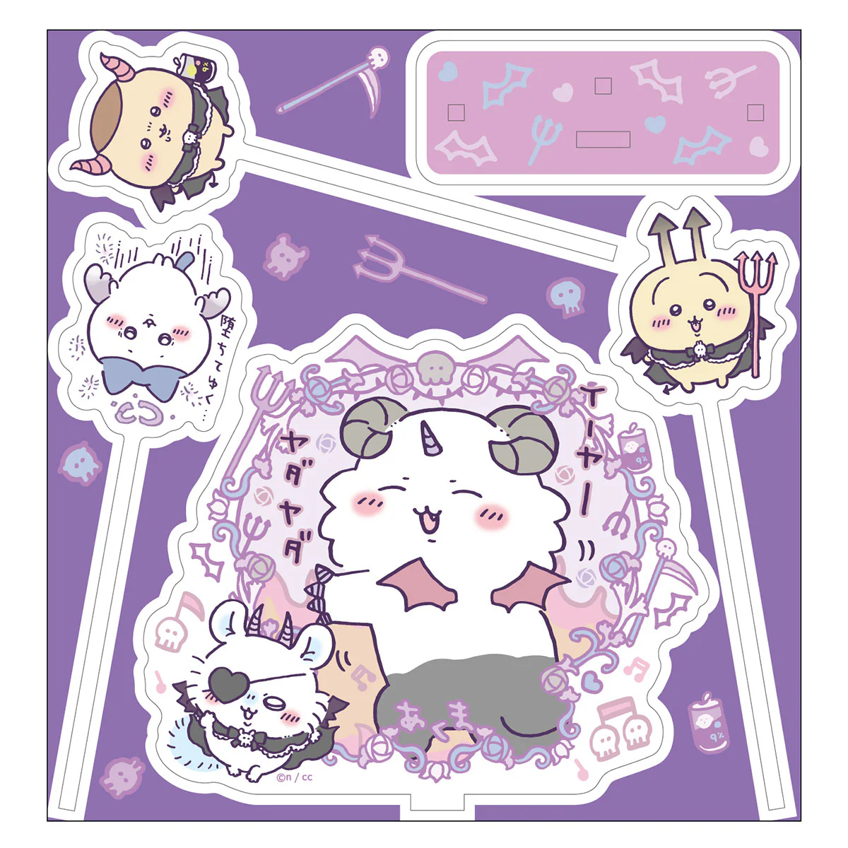 ちいかわ てんし♡あくま 2WAY ピックリルスタンド（②あくま） - Image 3