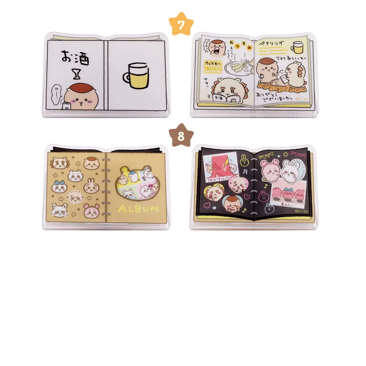 ちいかわ mitamemo ブッククリップ（全8種）1BOX 8個入 - Image 4