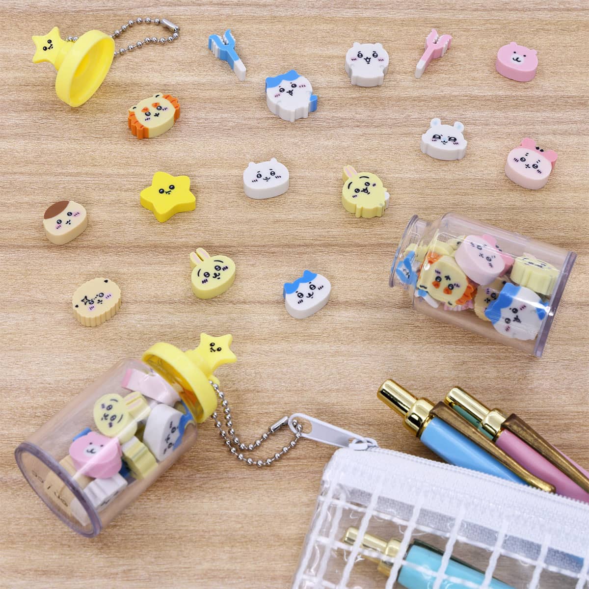 ちいかわ つめつめ消しゴム2 1BOX ボトル36本入 - Image 2