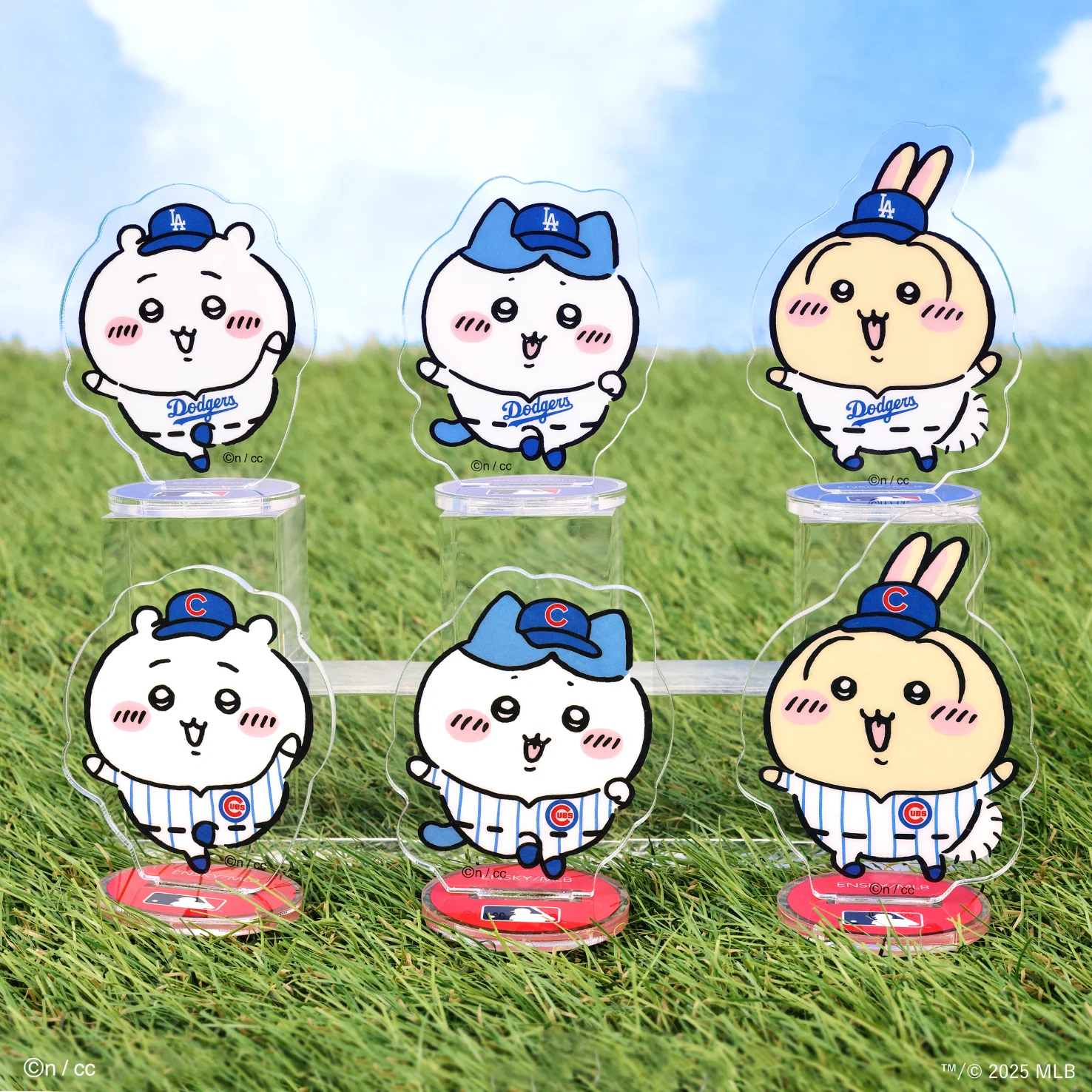 ちいかわ×MLB TOKYO SERIES アクリルスタンド③うさぎ（ドジャース） - Image 2