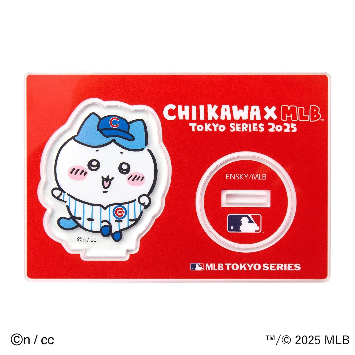 ちいかわ×MLB TOKYO SERIES アクリルスタンド⑤ハチワレ（カブス） - Image 4