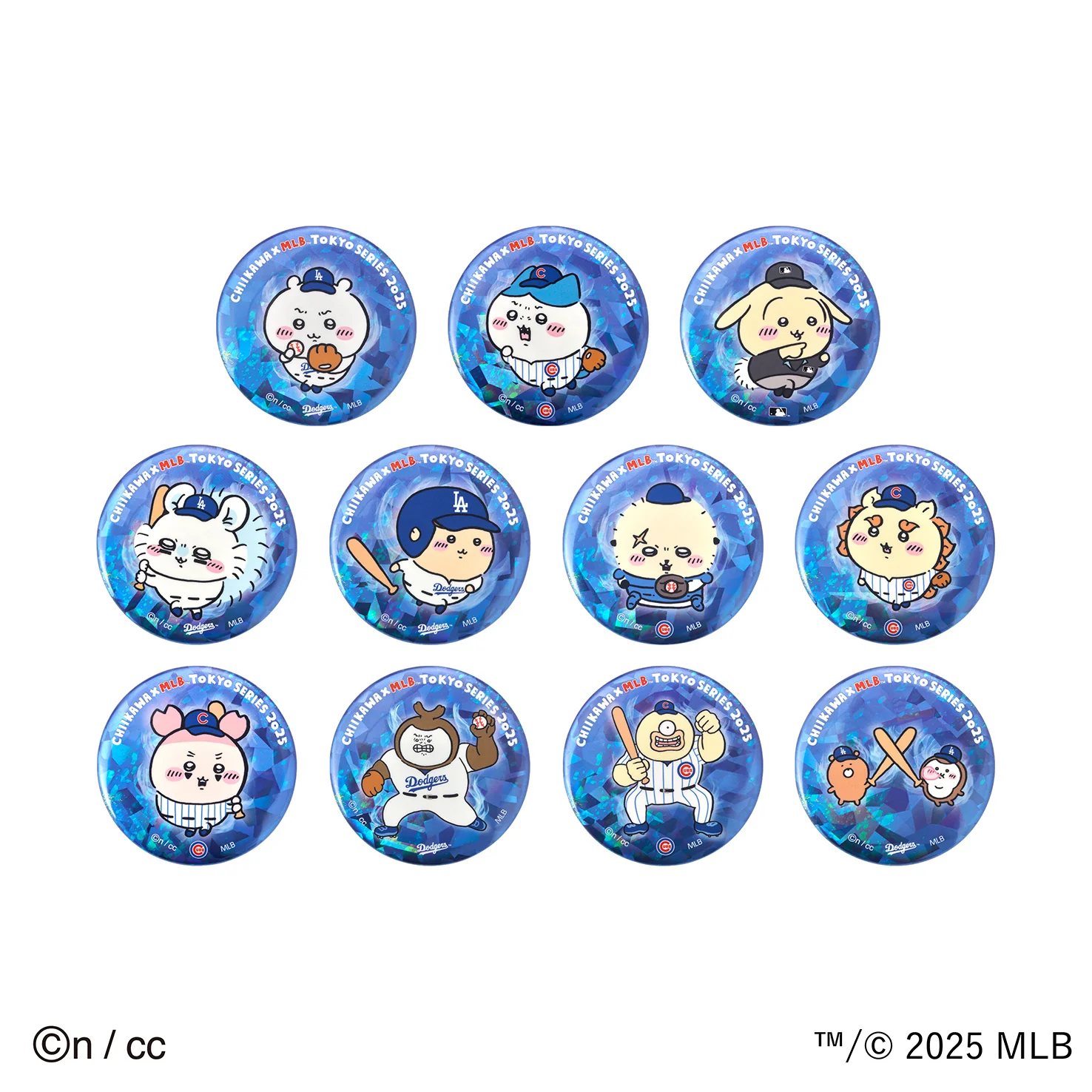 ちいかわ×MLB TOKYO SERIES ホログラムカンバッジ（全11種）1BOX 11個入 - Image 3