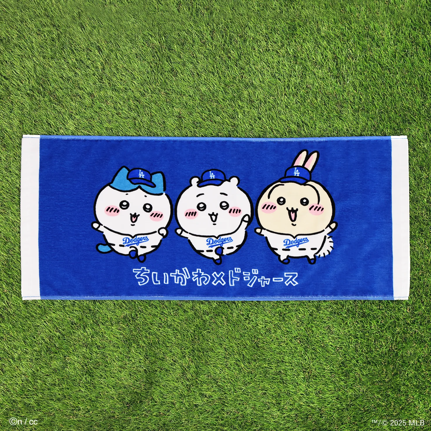 ちいかわ×MLB TOKYO SERIES フェイスタオル（ドジャース） - Image 2