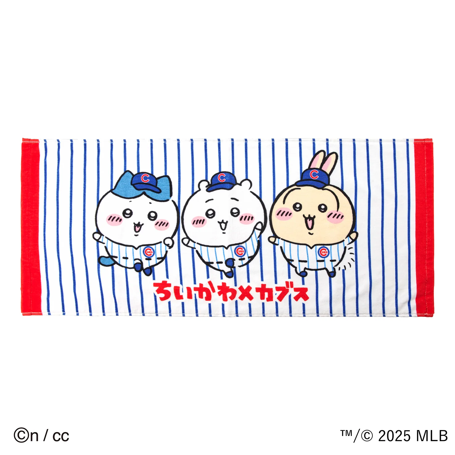 【予約】ちいかわ×MLB TOKYO SERIES フェイスタオル（カブス）【2025年6月下旬より順次発送予定（発送延期の場合もキャンセル不可）】【通常商品と同時購入・配送希望日指定不可】【キャンペーン対象外】 - Image 4