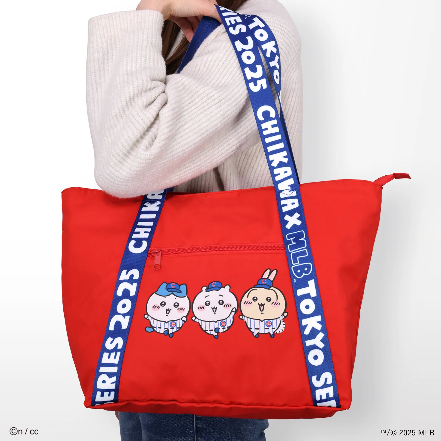 【予約】ちいかわ×MLB TOKYO SERIES トートバッグ（カブス）【2025年6月下旬より順次発送予定（発送延期の場合もキャンセル不可）】【通常商品と同時購入・配送希望日指定不可】【キャンペーン対象外】 - Image 3