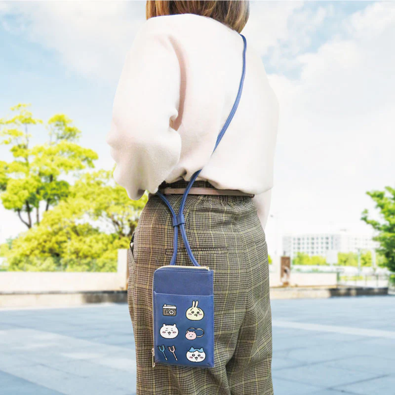ちいかわ スマホショルダーポーチ（NV） - Image 3