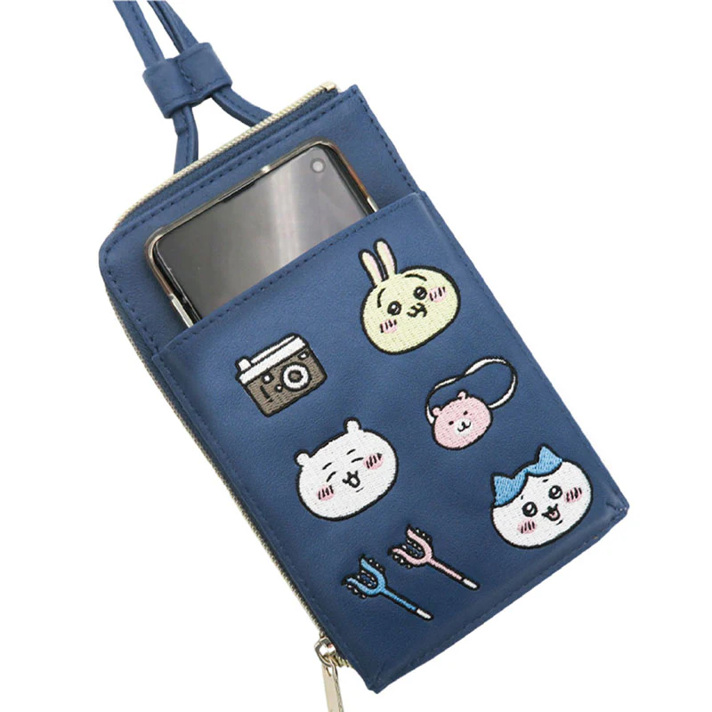 ちいかわ スマホショルダーポーチ（NV） - Image 6