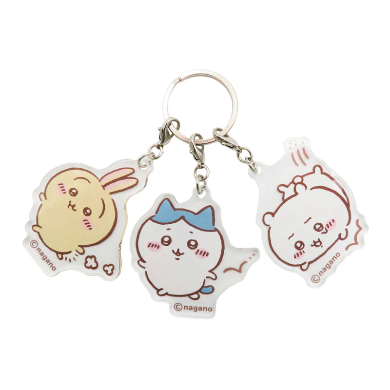 ちいかわ 3連アクリルキーホルダー（ちいかわ／ハチワレ／うさぎ） - Image 4