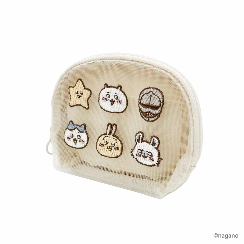 ちいかわ メッシュティッシュポーチ WH - Image 3