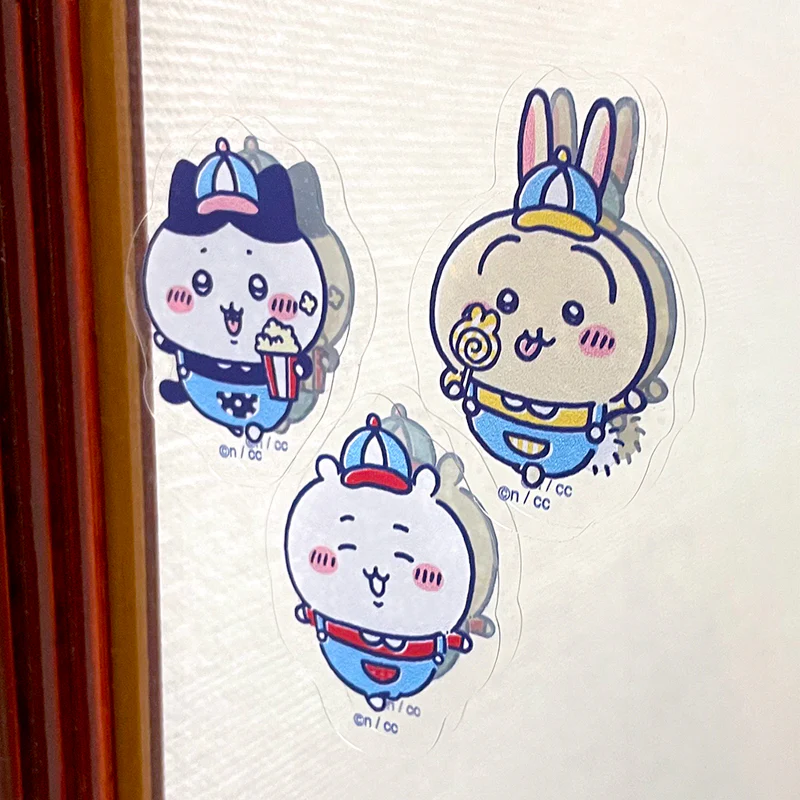 ちいかわ ワクワクゆうえんち ダイカットグラスシート A9（うさぎメイン） - Image 2