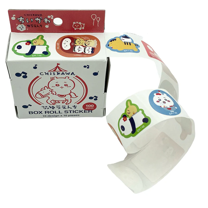 ちいかわ ワクワクゆうえんち ボックスロールステッカー - Image 5