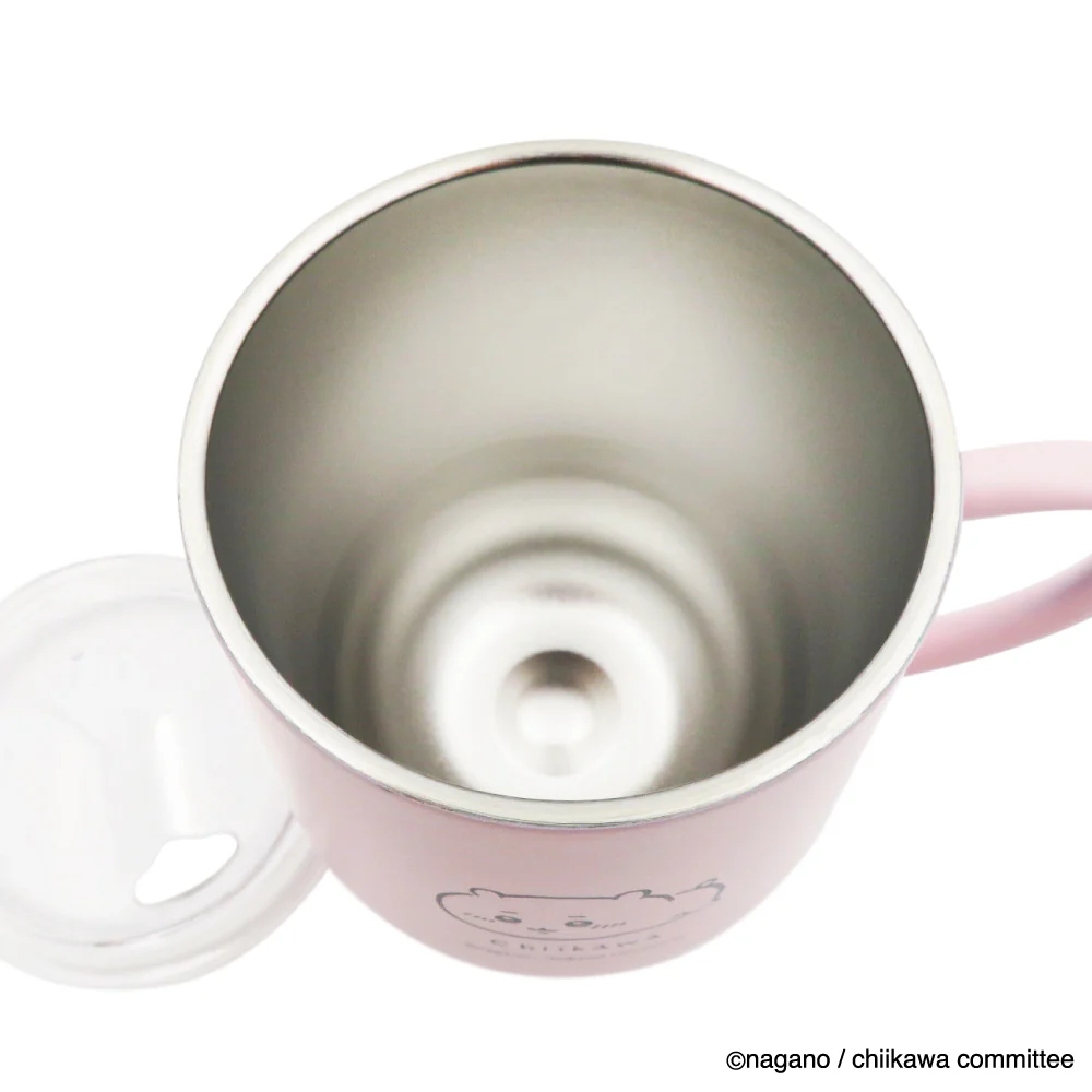 ちいかわ 蓋つきステンレスマグ（へちゃ ちいかわ） - Image 3