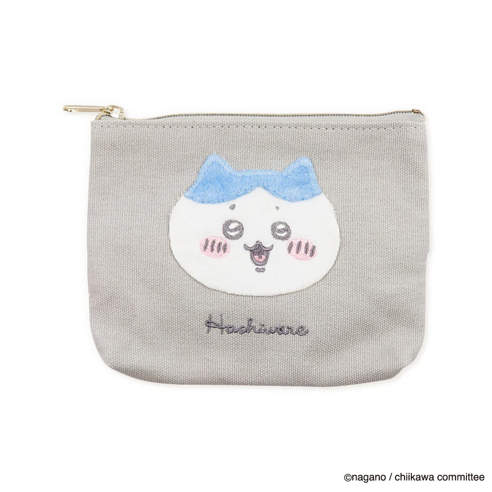 ちいかわ ふわふわワッペン ティッシュポーチ（ハチワレ） - Image 4