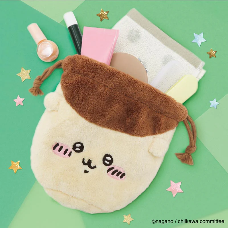 ちいかわ フェイス巾着（くりまんじゅう） - Image 2