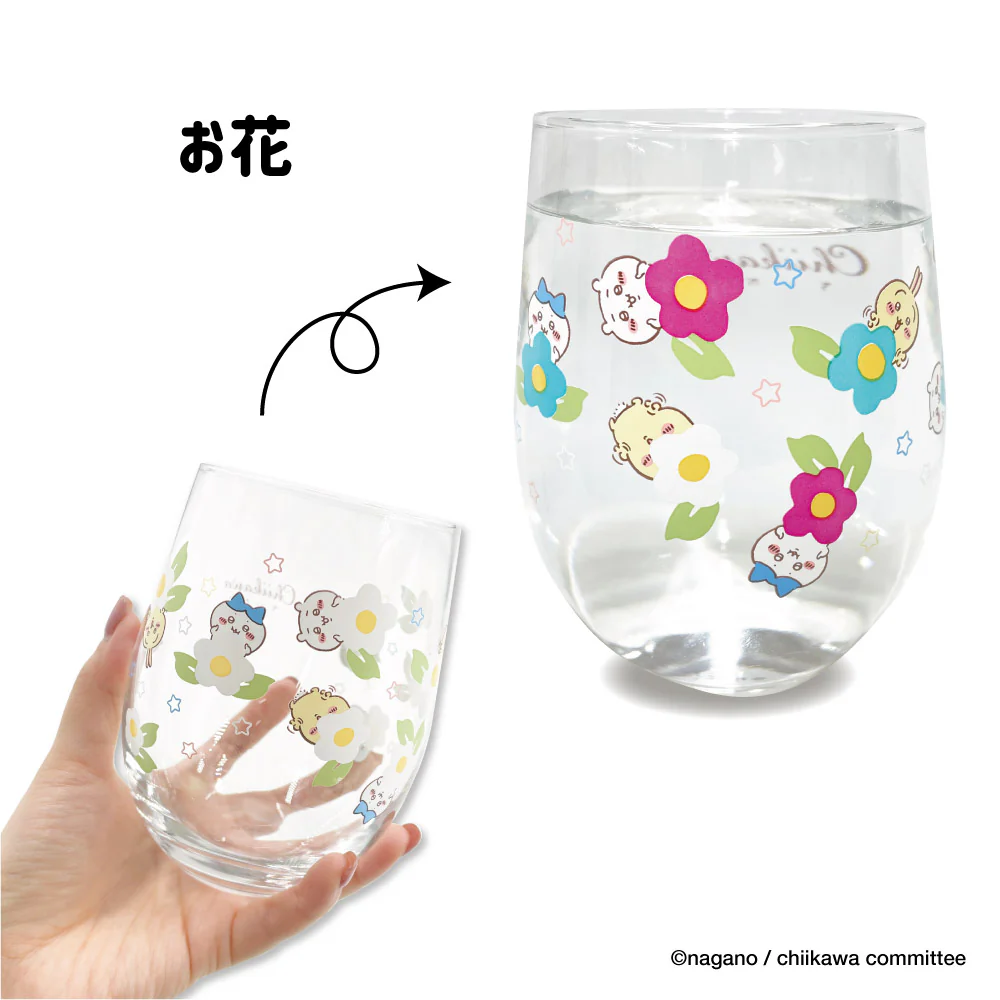 ちいかわ 冷感グラス（お花） - Image 3