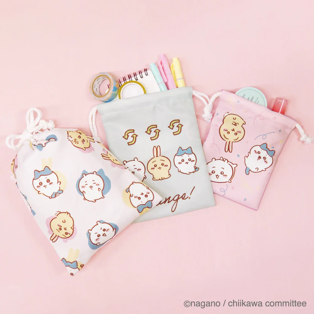 ちいかわ 3P巾着（いれかわっちゃった） - Image 2