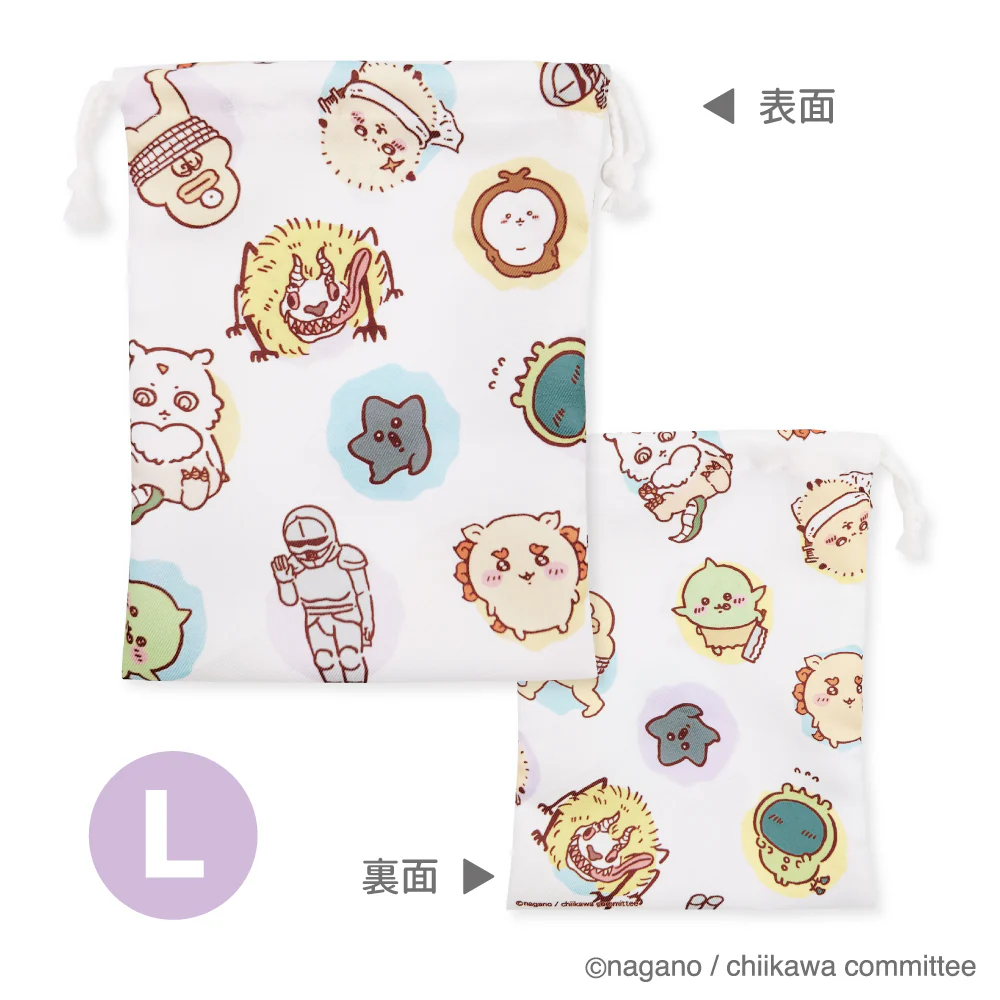 ちいかわ 3P巾着（キャラクターズ） - Image 3