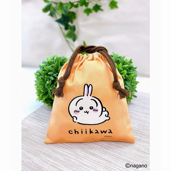 【50%OFF】ちいかわ うさぎのカレーチーズナッツと巾着（ステッカー付）（ぴーすなうさぎ） - Image 4