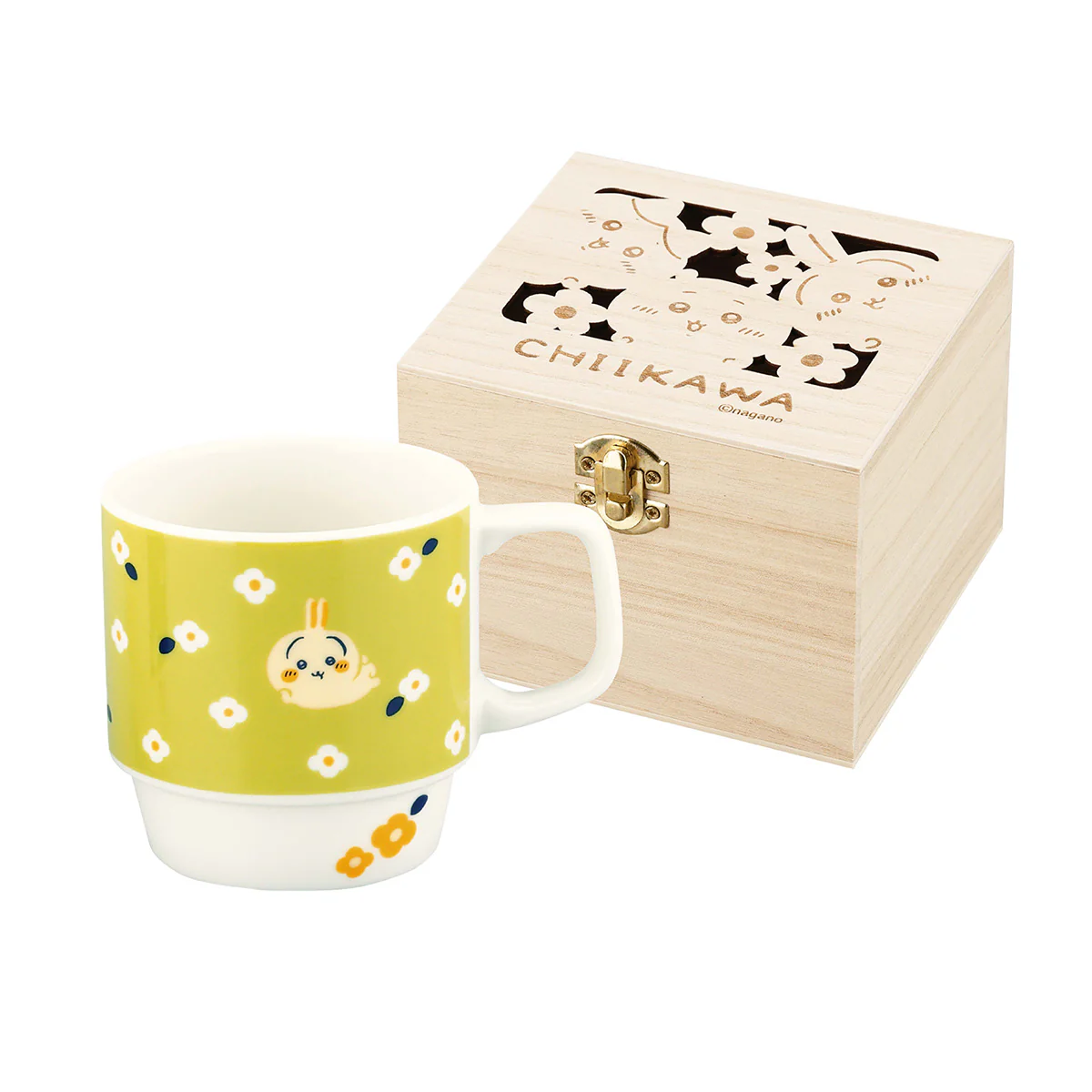 ちいかわ フラワーガーデン 木箱入マグ（うさぎ） - Image 4