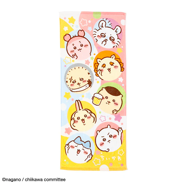 ちいかわ フェイスタオル（はちゃめちゃスター） - Image 3