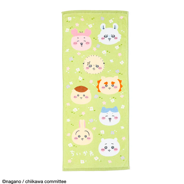 ちいかわ フェイスタオル（お花畑とちいかわたち） - Image 3